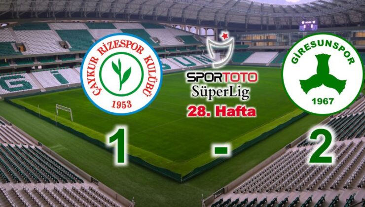 Nefesleri Kesen Maçı Giresunspor Kazandı
