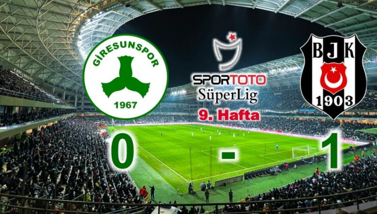 Giresunspor, Beşiktaş’a Diş Geçiremedi!
