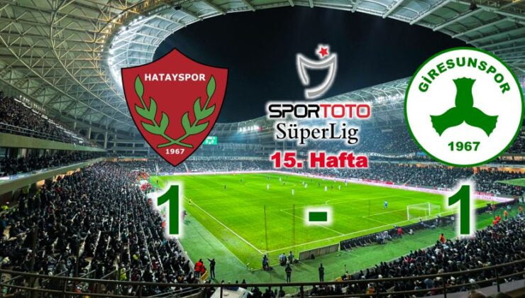 Giresunspor Altın Gibi 1 Puan Aldı