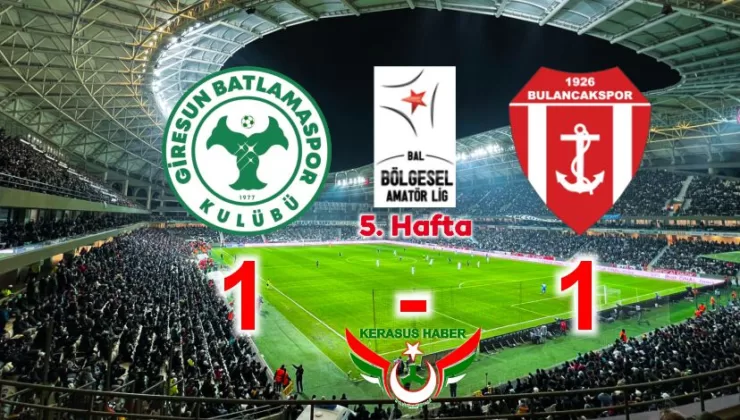 Giresun Derbisinde Puanlar Paylaşıldı