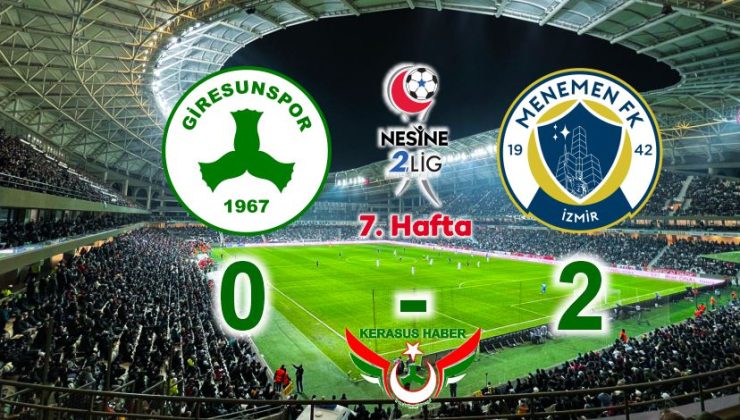 Giresunspor İrtifa Kaybediyor