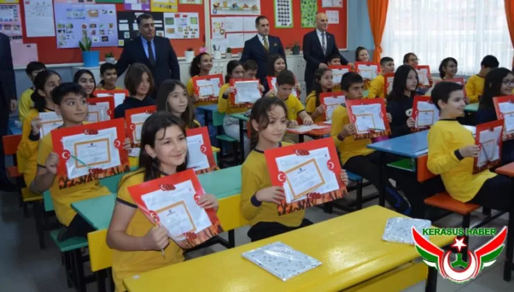 Giresun’da 1. Dönem Karne Töreni Gerçekleştirildi