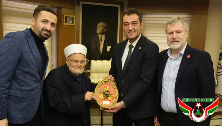 Mescid-i Aksa İmam Hatibi’nden, Başkan Köse’ye Ziyaret