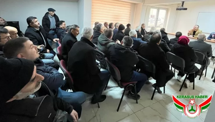 Dereli’de ‘Kırsalda Bereket Hayvancılığa Destek Projesi’ Toplantısı