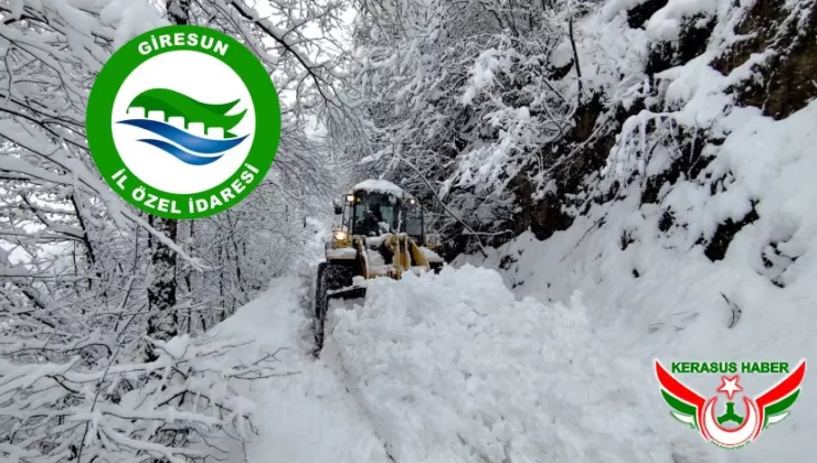 Giresun’da 273 Köy Yolu Kapalı
