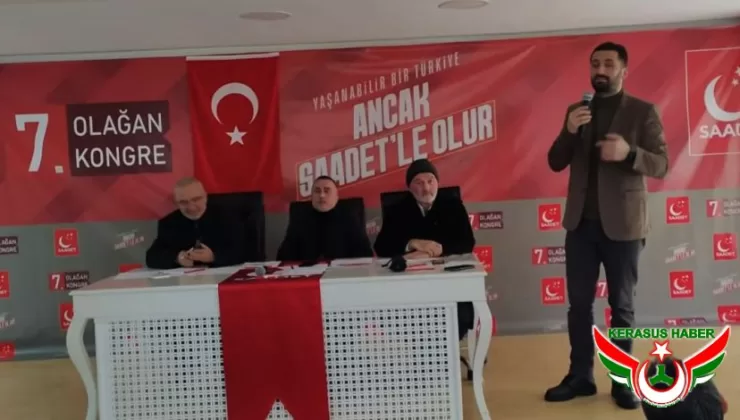 SP Giresun Merkez İlçe Kongresi Yapıldı