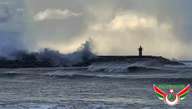 Doğu Karadeniz’de Fırtına Uyarısı