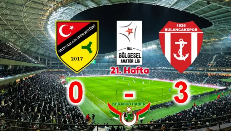 Lider Deplasmanda Ordu Galata’yı Ezdi Geçti