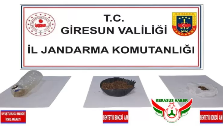 Bulancak’ta Uyuşturucu Operasyonu: 100 Gram Bonzai Ele Geçirildi