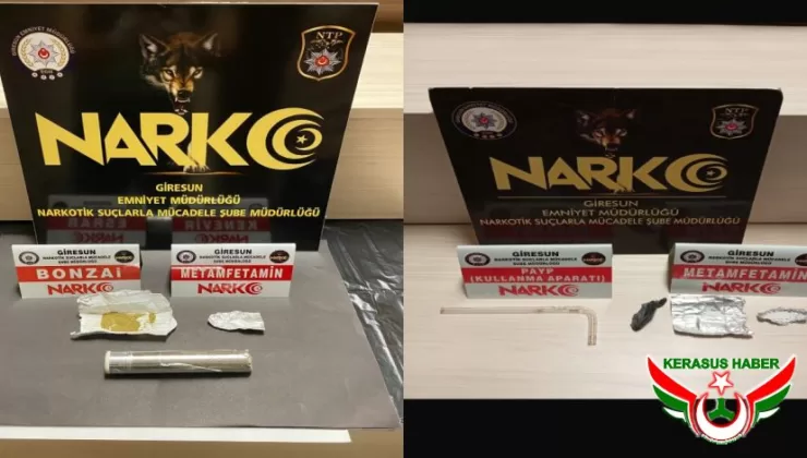 Giresun’da Uyuşturucu Operasyonu: 2 Tutuklama