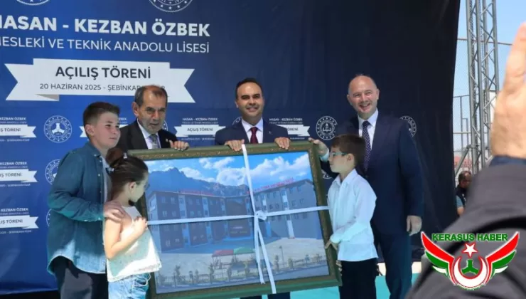 Hasan Kezban Özbek Mesleki ve Teknik Anadolu Lisesi Açıldı