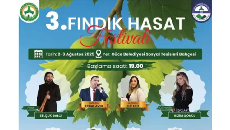 Güceliler ‘Fındık Hasat Festivali’nde Buluşuyor