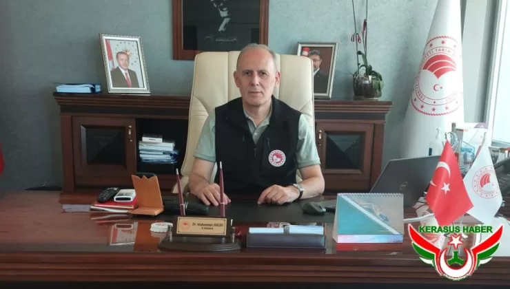 Müdür Angın’dan, Veda Mesajı