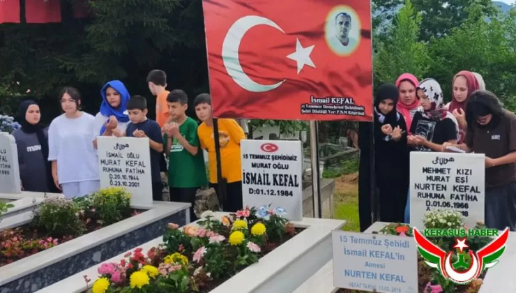 Öğrenciler, Giresun’un 15 Temmuz Şehidini Rahmetle Andı