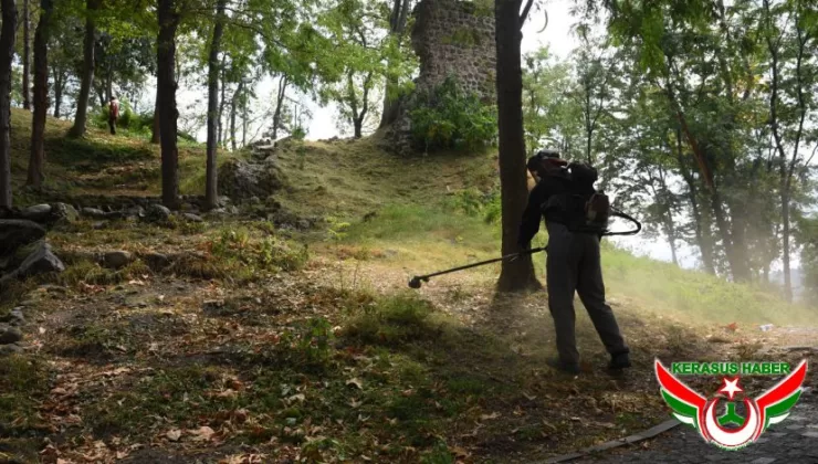 Giresun Belediyesi, Giresun Kalesi’ne Gözü Gibi Bakıyor