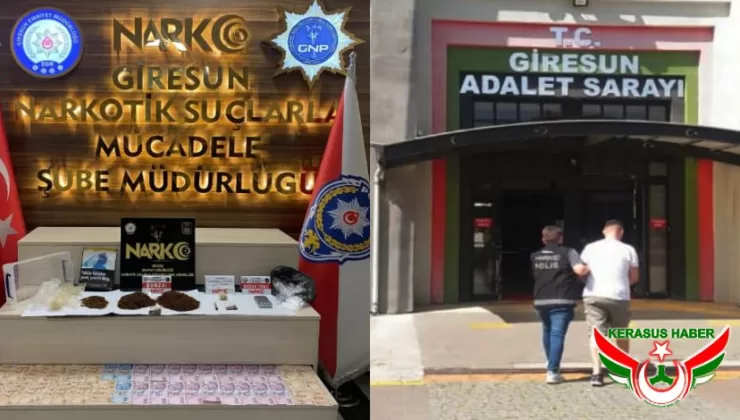 Giresun Polisinden; Narkotik Operasyonu: 1 Tutuklama
