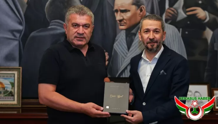 Uğur Okulları Müdürü Dervişoğlu’ndan, Başkan Sıbıç’a Ziyaret