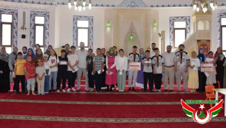 Yaz Kur’an Kursu Öğrencileri Yarıştı