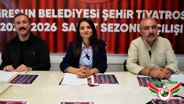 Giresun Belediyesi Şehir Tiyatrosu’nda, Yeni Sanat Sezonu