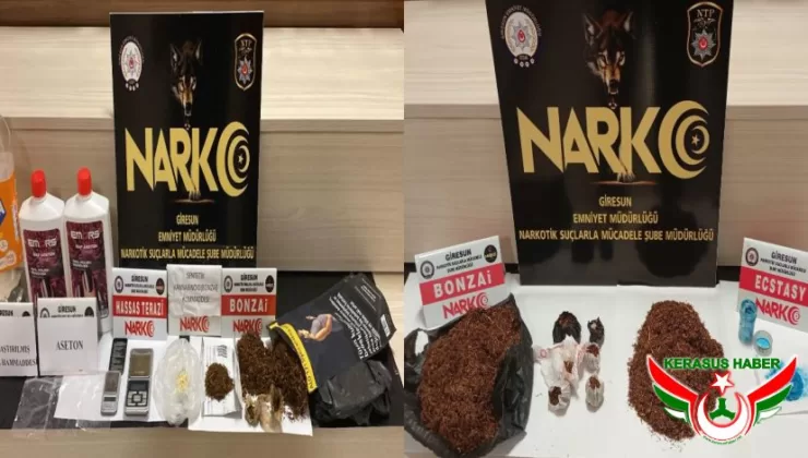 Giresun’da Narkotik Operasyonu: 2 Tutuklama