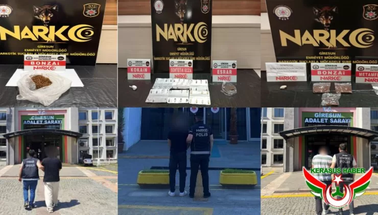Giresun Polisi’nden; Torbacı Operasyonu: 3 Tutuklama