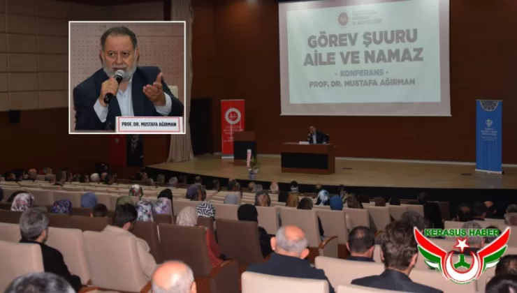 Giresun’da ‘Görev Şuuru Aile ve Namaz’ Konferansı