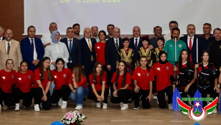 Giresun’da Spora Değer Katanlar Ödüllerini Aldı