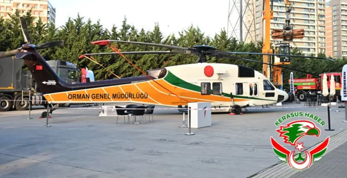 Türkiye’nin İlk Yerli Yangın Söndürme Helikopteri Tanıtıldı