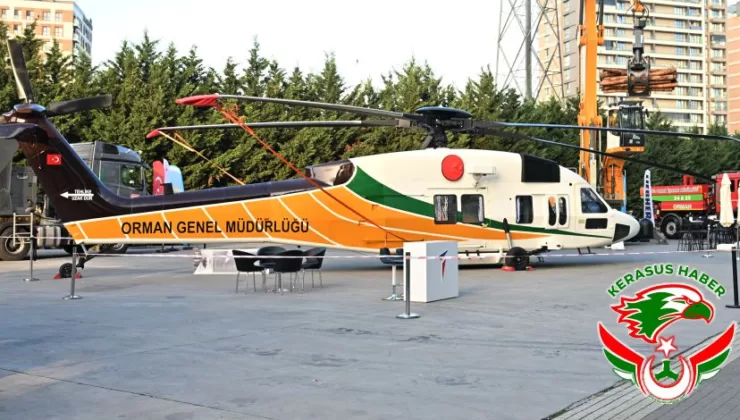 Türkiye’nin İlk Yerli Yangın Söndürme Helikopteri Tanıtıldı