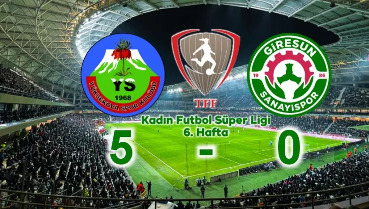Giresun Sanayispor, Yüksekova’da Dağıldı!