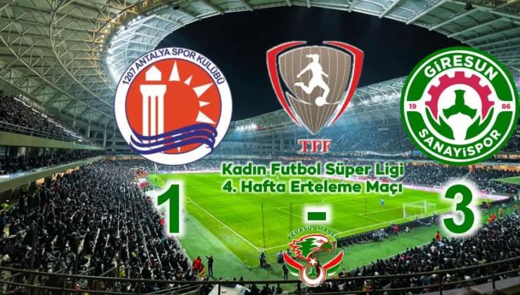 Giresun Sanayispor’dan Bir İlk!