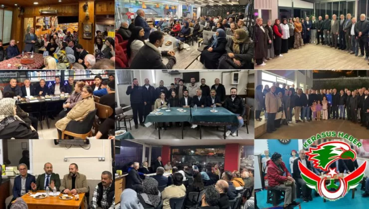 AKP Giresun Merkez İlçe’den; 28 Mahalle’de Toplantı