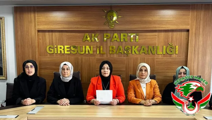 AKP Giresun’dan, ‘Kadına Şiddete Hayır’ Mesajı