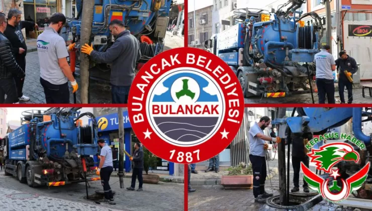 Bulancak’ta Yağmur Suyu ve Kanalizasyon Hatları Temizleniyor