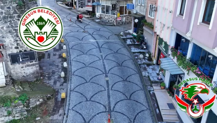 Giresun Belediyesi’nden Kazancılar Yokuşu’na Modern Dokunuş