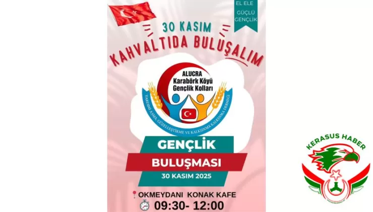 Karabörklü Gençler Kahvaltıda Buluşacak