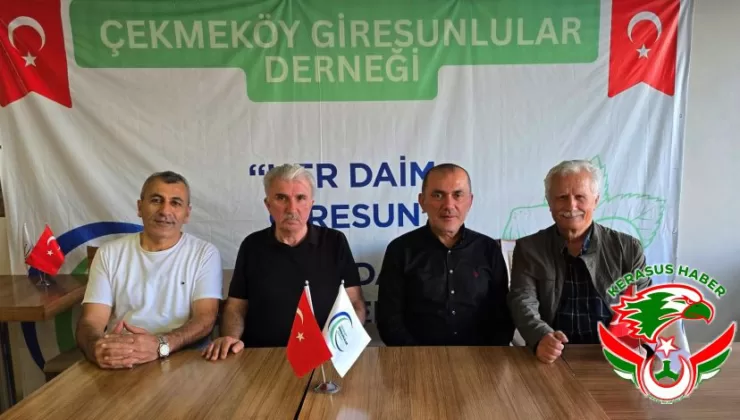 TİRDEF’ten, Çekmeköy Giresunlular Derneği’ne Ziyaret
