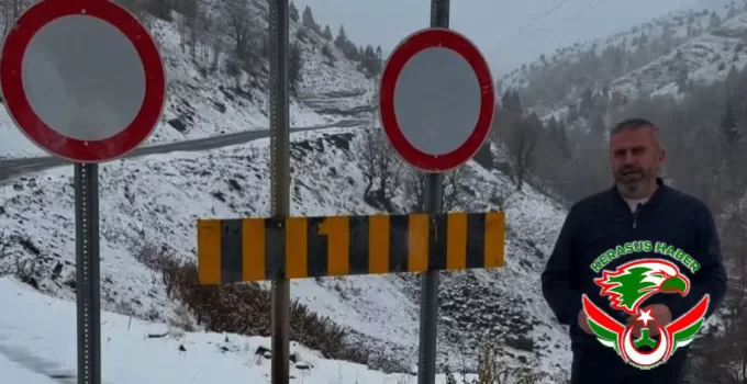 Alucra – Yağlıdere Yolu Yine Kapandı