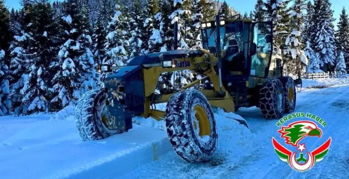 Alucra’da Karla Mücadele Aralıksız Sürüyor