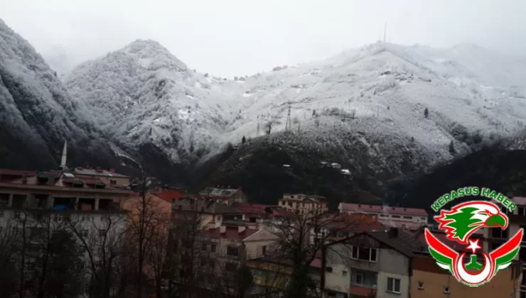 Doğankent’te Kar Yağışı Etkisini Artırdı