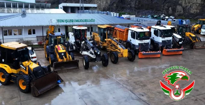 Giresun Belediyesi Kar Teyakkuzunda