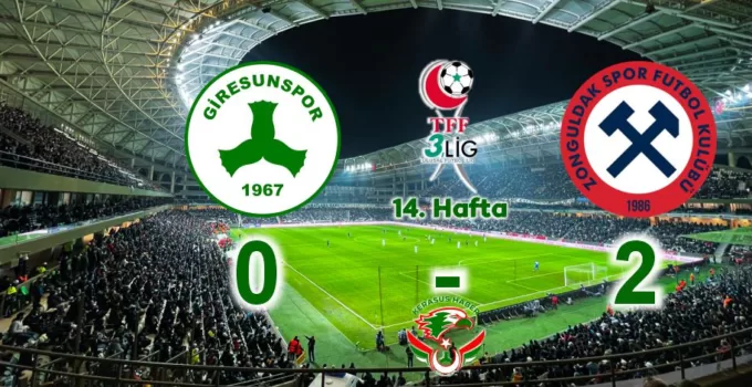 Giresunspor Yine Yenildi