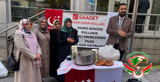 SP Giresun’dan; ‘Yerli Ürünümüz Hamsi’ Etkinliği