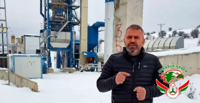 Alucra’daki Sıcak Asfalt Tesisi Tartışması Gündemde