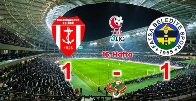 1926 Bulancakspor; Aynı Tas, Aynı Hamam!