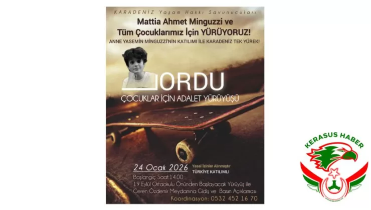 Çocuklar İçin Adalet: Ordu’dan Türkiye’ye Yayılan Yürüyüş