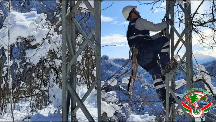 Çoruh EDAŞ, Yoğun Kar Yağışında Sahada