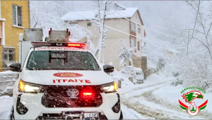 Giresun Belediyesi’nden Karla Mücadele Çalışması