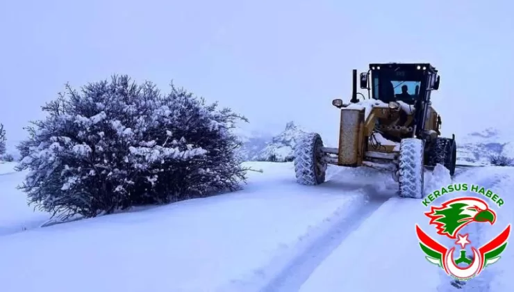Giresun’da 171 Köy Yolu Ulaşıma Kapandı