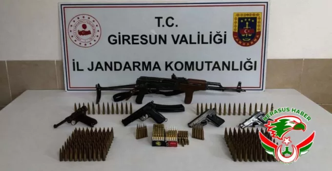 Jandarma’dan; Görele’de Silah Mühimmat Kaçakçılığı Operasyonu